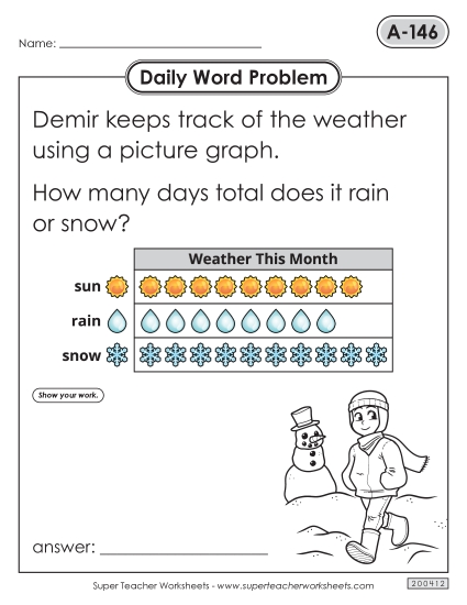 Daily Word Problems  A-146 through A-150