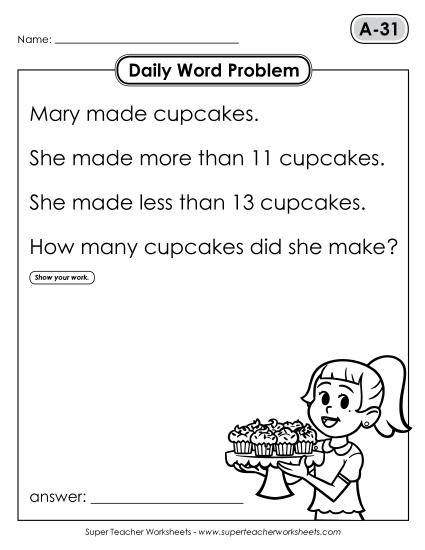 Daily Word Problems A-31 through A-35 Daily Word Problems A-31 through A-35