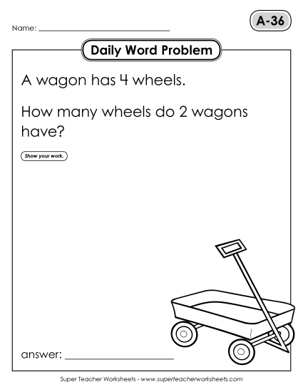 Daily Word Problems A-36 through A-40 Daily Word Problems A-36 through A-40