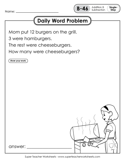 Daily Word Problems B-46 through B-50 Daily Word Problems B-46 through B-50