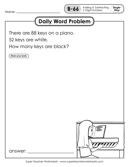 Daily Word Problems B-66 through B-70