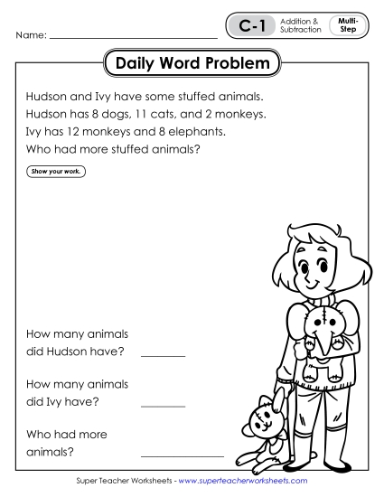 Daily Word Problems C-1 through C-5