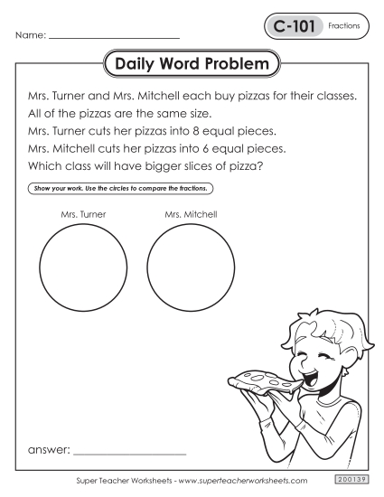 Daily Word Problems  C-101 through C-105