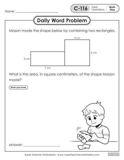 Daily Word Problems C-116 through C-120 Daily Word Problems C-116 through C-120