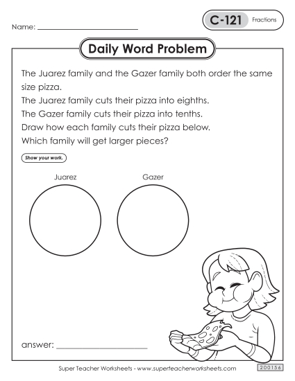 Daily Word Problems C-121 through C-125 Daily Word Problems C-121 through C-125