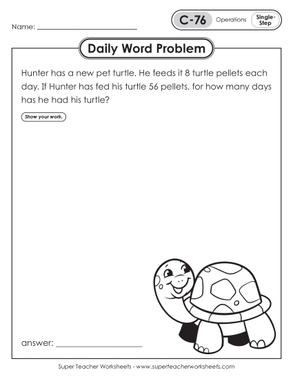 Daily Word Problems  C-76 through C-80