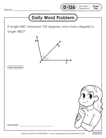 Daily Word Problems D-126 through D-130 Daily Word Problems D-126 through D-130