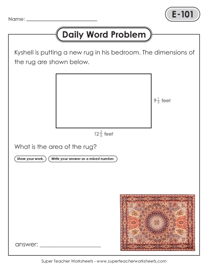 Daily Word Problems E-101 through E-105 Daily Word Problems E-101 through E-105