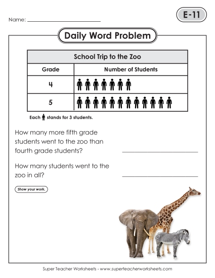 Daily Word Problems E-11 through E-15 Daily Word Problems E-11 through E-15