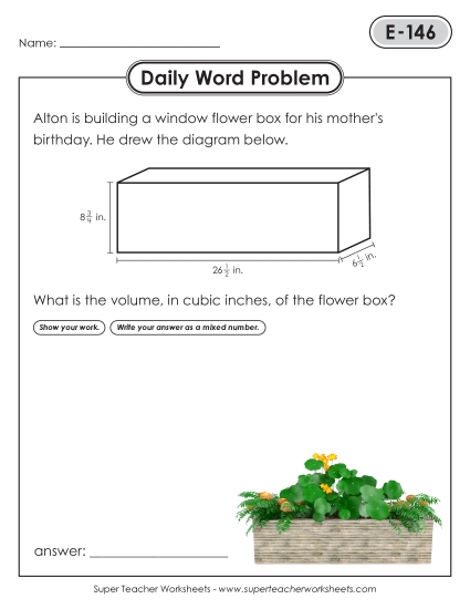 Daily Word Problems  E-146 through E-150