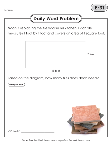 Daily Word Problems  E-31 through E-35
