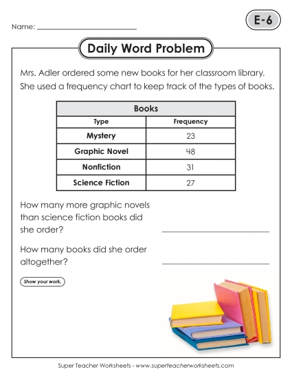Daily Word Problems  E-6 through E-10