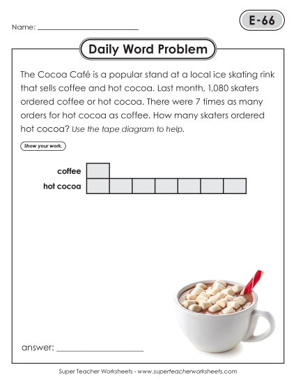 Daily Word Problems  E-66 through E-70