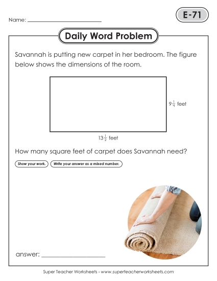 Daily Word Problems  E-71 through E-75