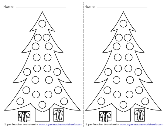Monthly Sticker Charts - December Chart (Tree) Monthly Sticker Charts - December Chart (Tree)