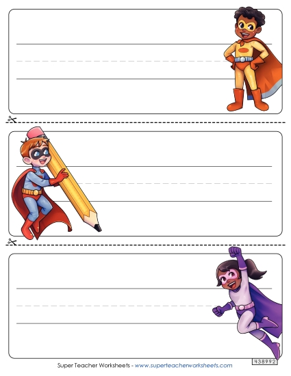 Desk Tags - Desk Tag - Superheroes