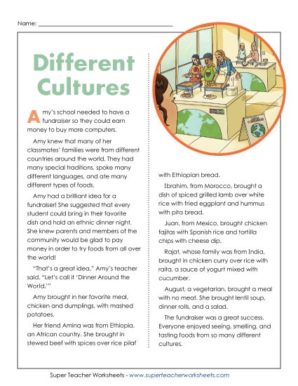 Fiction Stories - Different Cultures (Fiction)