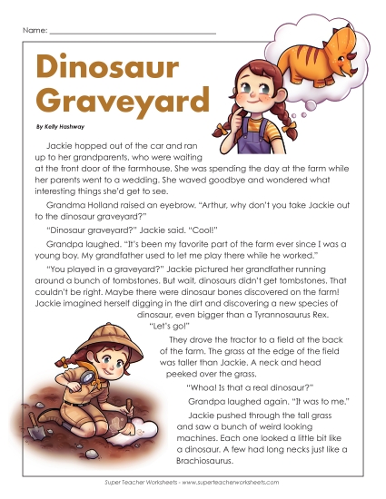 Fiction Stories - Dinosaur Graveyard (Fiction)
