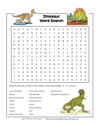 Intermediate (Grades 3-6) - Dinosaurs