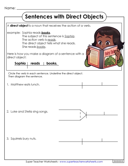 Intermediate - Direct Objects Intermediate - Direct Objects