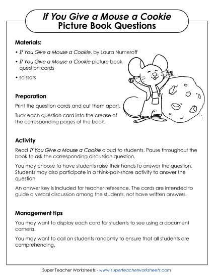 Discussion Questions - Discussion Question Cards