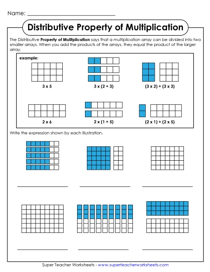 Properties of Multiplication - Distributive Property (Intermediate #1) Properties of Multiplication - Distributive Property (Intermediate #1)