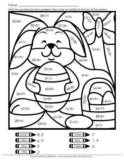 Division - Division:  Easter Bunny