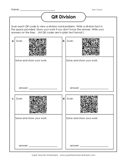 Division - Division Word Problems (Basic)