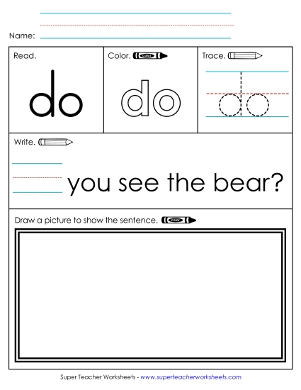 Individual Sight Words - Do (Sight Word)