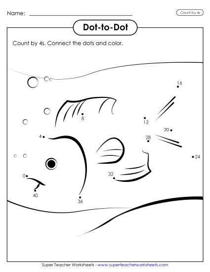 Dot-to-Dot: Fish Dot-to-Dot: Fish