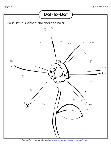 Dot-to-Dot: Flower Dot-to-Dot: Flower