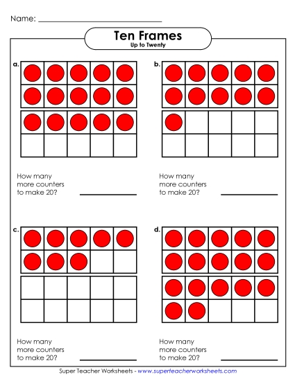 10-Frame Addition & Subtraction - Double Ten-Frame Add/Subtract (Up to 20) 10-Frame Addition & Subtraction - Double Ten-Frame Add/Subtract (Up to 20)