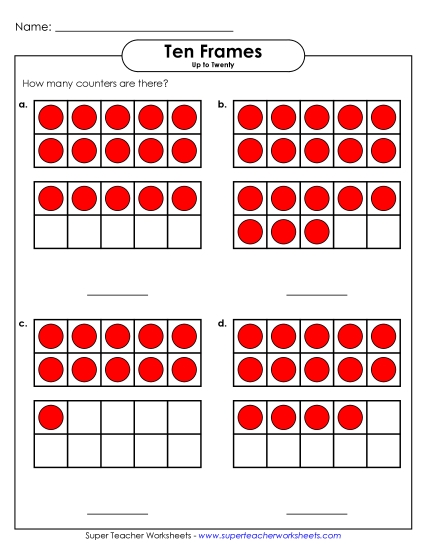 10-Frame Counting - Double Ten-Frame Counting (Up to 20) 10-Frame Counting - Double Ten-Frame Counting (Up to 20)