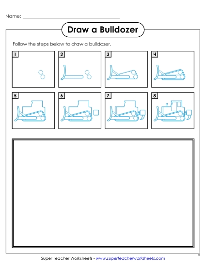Construction - Draw a Bulldozer