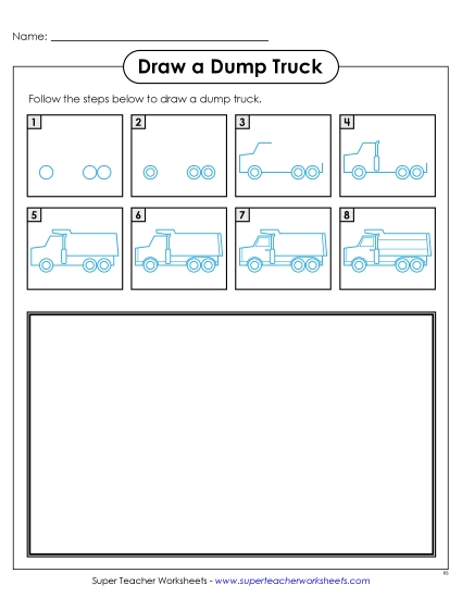 Construction - Draw a Dump Truck