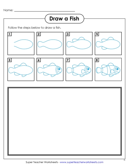 Animals - Draw a Fish