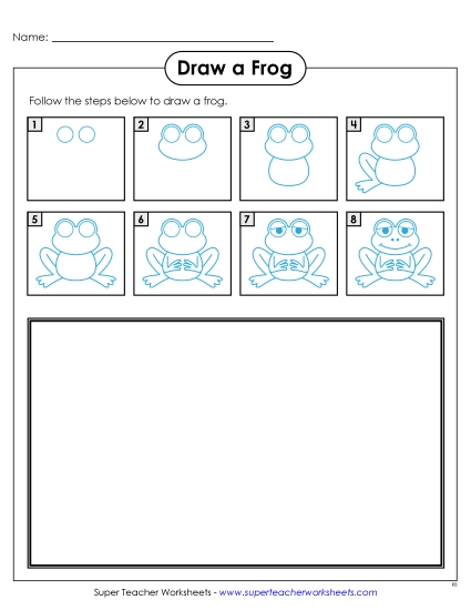 Animals - Draw a Frog