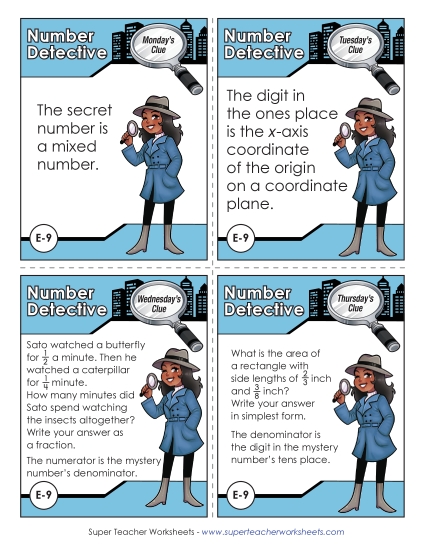 Sample Worksheet Images - E9 - 40 2/3 (Printable PDF Worksheet)