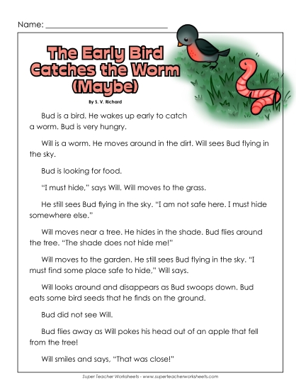 Early Bird Catches the Worm
