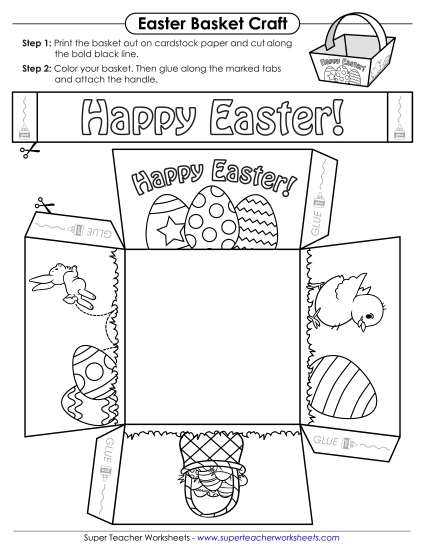 Easter Crafts - Easter Basket Craft Easter Crafts - Easter Basket Craft