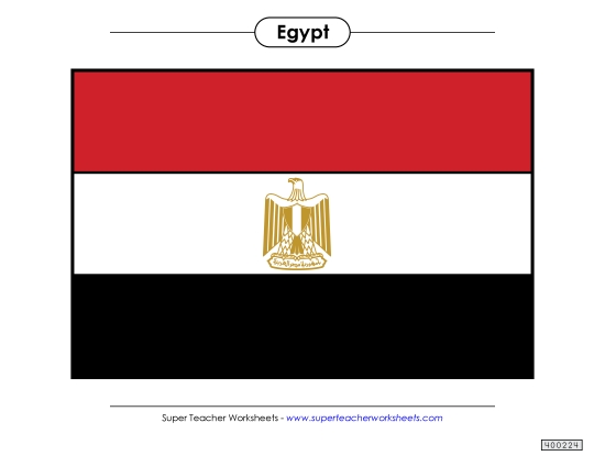 Flag - Egyptian Flag (Full Color) Flag - Egyptian Flag (Full Color)