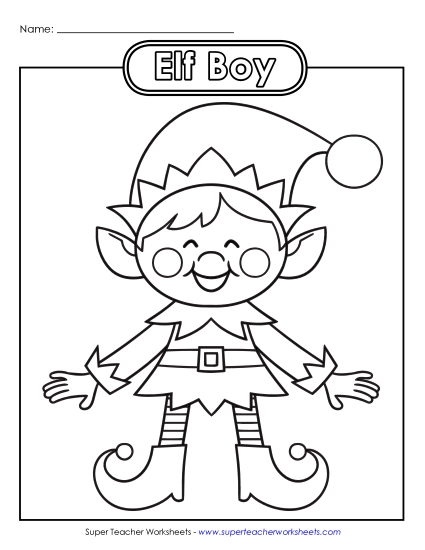 Basic Pictures (For Younger Kids) - Elf (Boy) Basic Pictures (For Younger Kids) - Elf (Boy)
