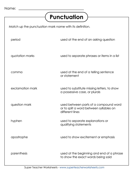 Periods, Question Marks, Exclamation Points - End Punctuation Identification 2