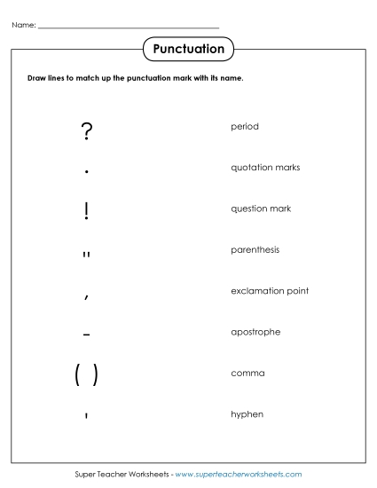 Periods, Question Marks, Exclamation Points - End Punctuation Identification