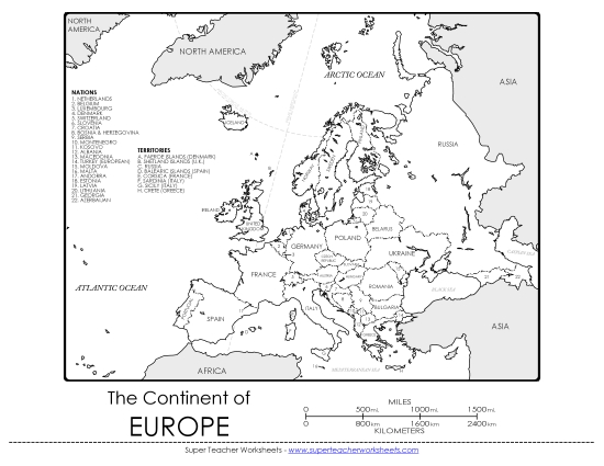 Maps of Europe - Europe Map Maps of Europe - Europe Map