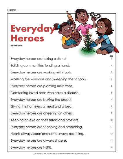 Poems - Everyday Heroes (Poem)