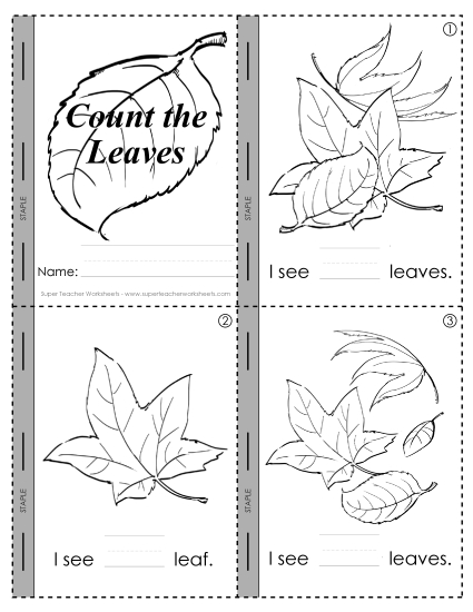 Seasons - Fall: Count the Leaves