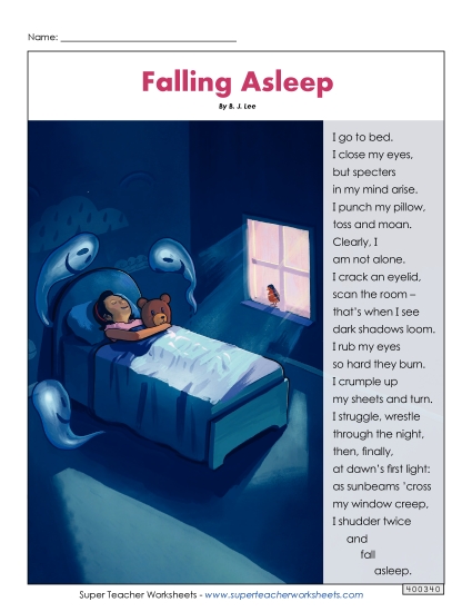 Poems - Falling Asleep Poems - Falling Asleep