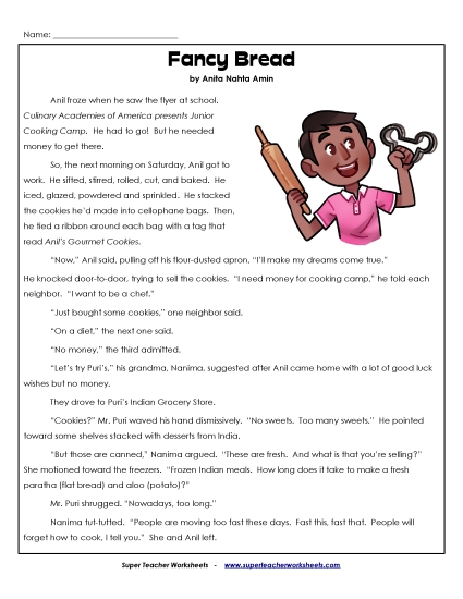 Fiction Stories - Fancy Bread Fiction Stories - Fancy Bread