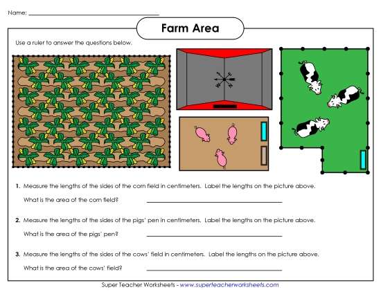 Advanced - Farm: Area of Rectangles